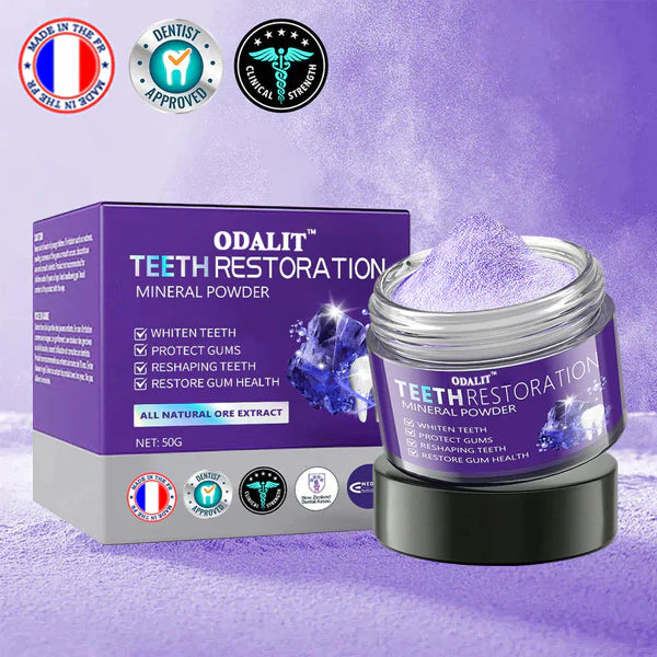 ODALIT™ 𝐓𝐞𝐞𝐭𝐡 𝐑𝐞𝐬𝐭𝐨𝐫𝐚𝐭𝐢𝐨𝐧 𝐏𝐨𝐮𝐝𝐫𝐞 𝐌𝐢𝐧é𝐫𝐚𝐥𝐞👨⚕️(𝐑𝐞𝐜𝐨𝐦𝐦𝐚𝐧𝐝é 𝐩𝐚𝐫 𝐀𝐬𝐬𝐨𝐜𝐢𝐚𝐭𝐢𝐨𝐧 𝐃𝐞𝐧𝐭𝐚𝐢𝐫𝐞 𝐅𝐫𝐚𝐧ç𝐚𝐢𝐬𝐞)