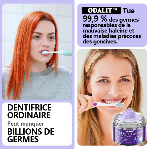 ODALIT™ 𝐓𝐞𝐞𝐭𝐡 𝐑𝐞𝐬𝐭𝐨𝐫𝐚𝐭𝐢𝐨𝐧 𝐏𝐨𝐮𝐝𝐫𝐞 𝐌𝐢𝐧é𝐫𝐚𝐥𝐞👨‍⚕️(𝐑𝐞𝐜𝐨𝐦𝐦𝐚𝐧𝐝é 𝐩𝐚𝐫 𝐀𝐬𝐬𝐨𝐜𝐢𝐚𝐭𝐢𝐨𝐧 𝐃𝐞𝐧𝐭𝐚𝐢𝐫𝐞 𝐅𝐫𝐚𝐧ç𝐚𝐢𝐬𝐞)
