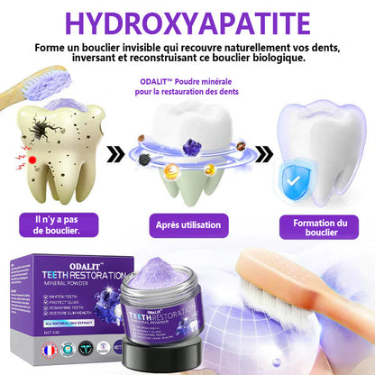 ODALIT™ 𝐓𝐞𝐞𝐭𝐡 𝐑𝐞𝐬𝐭𝐨𝐫𝐚𝐭𝐢𝐨𝐧 𝐏𝐨𝐮𝐝𝐫𝐞 𝐌𝐢𝐧é𝐫𝐚𝐥𝐞👨‍⚕️(𝐑𝐞𝐜𝐨𝐦𝐦𝐚𝐧𝐝é 𝐩𝐚𝐫 𝐀𝐬𝐬𝐨𝐜𝐢𝐚𝐭𝐢𝐨𝐧 𝐃𝐞𝐧𝐭𝐚𝐢𝐫𝐞 𝐅𝐫𝐚𝐧ç𝐚𝐢𝐬𝐞)
