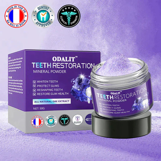 ODALIT™ 𝐓𝐞𝐞𝐭𝐡 𝐑𝐞𝐬𝐭𝐨𝐫𝐚𝐭𝐢𝐨𝐧 𝐏𝐨𝐮𝐝𝐫𝐞 𝐌𝐢𝐧é𝐫𝐚𝐥𝐞👨‍⚕️(𝐑𝐞𝐜𝐨𝐦𝐦𝐚𝐧𝐝é 𝐩𝐚𝐫 𝐀𝐬𝐬𝐨𝐜𝐢𝐚𝐭𝐢𝐨𝐧 𝐃𝐞𝐧𝐭𝐚𝐢𝐫𝐞 𝐅𝐫𝐚𝐧ç𝐚𝐢𝐬𝐞)