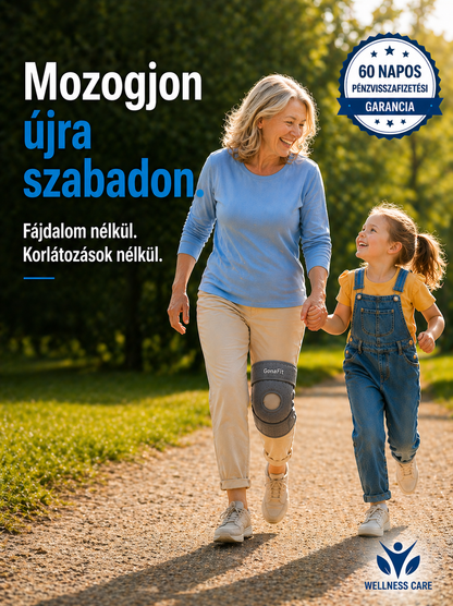GonaFit térdrögzítő – azonnali fájdalomcsillapítás és teljes mozgástámogatás