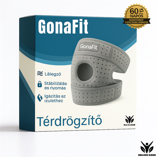 GonaFit térdrögzítő – azonnali fájdalomcsillapítás és teljes mozgástámogatás