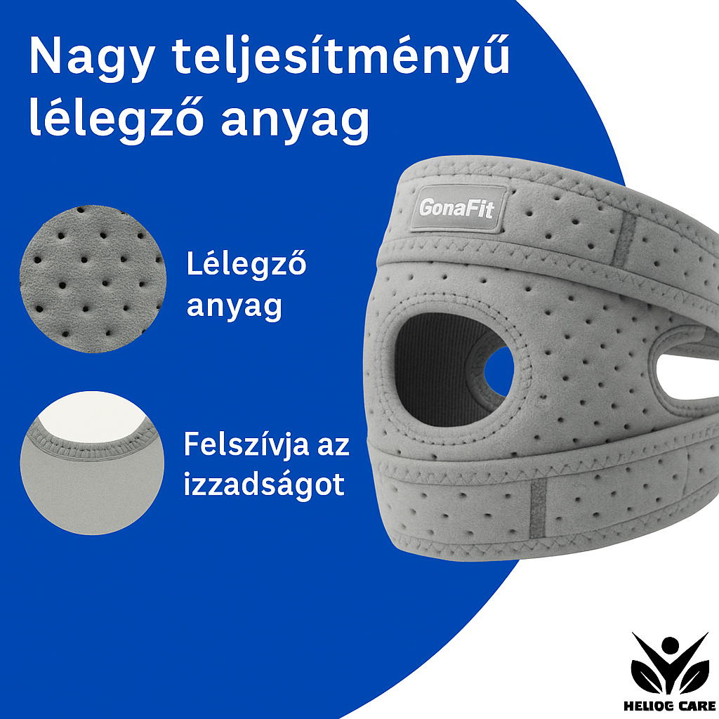 GonaFit térdrögzítő – azonnali fájdalomcsillapítás és teljes mozgástámogatás