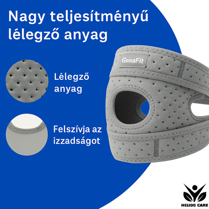 GonaFit térdrögzítő – azonnali fájdalomcsillapítás és teljes mozgástámogatás